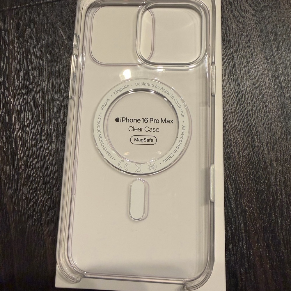 EUC Apple iPhone 16 Pro Max Transparent MagSafe Case